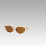 Lunettes de soleil couleur Champagne Lesly avec protection UV400 - Boutique Izamel.