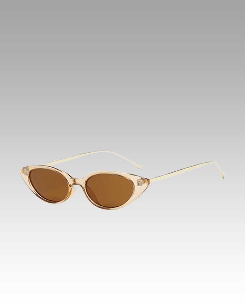 Lunettes de soleil couleur Champagne Lesly avec protection UV400 - Boutique Izamel.