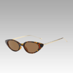 Lunettes de soleil Lesly motif léopard avec protection UV400 - Boutique Izamel.