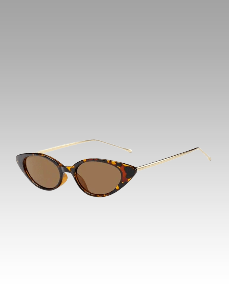Lunettes de soleil Lesly motif léopard avec protection UV400 - Boutique Izamel.
