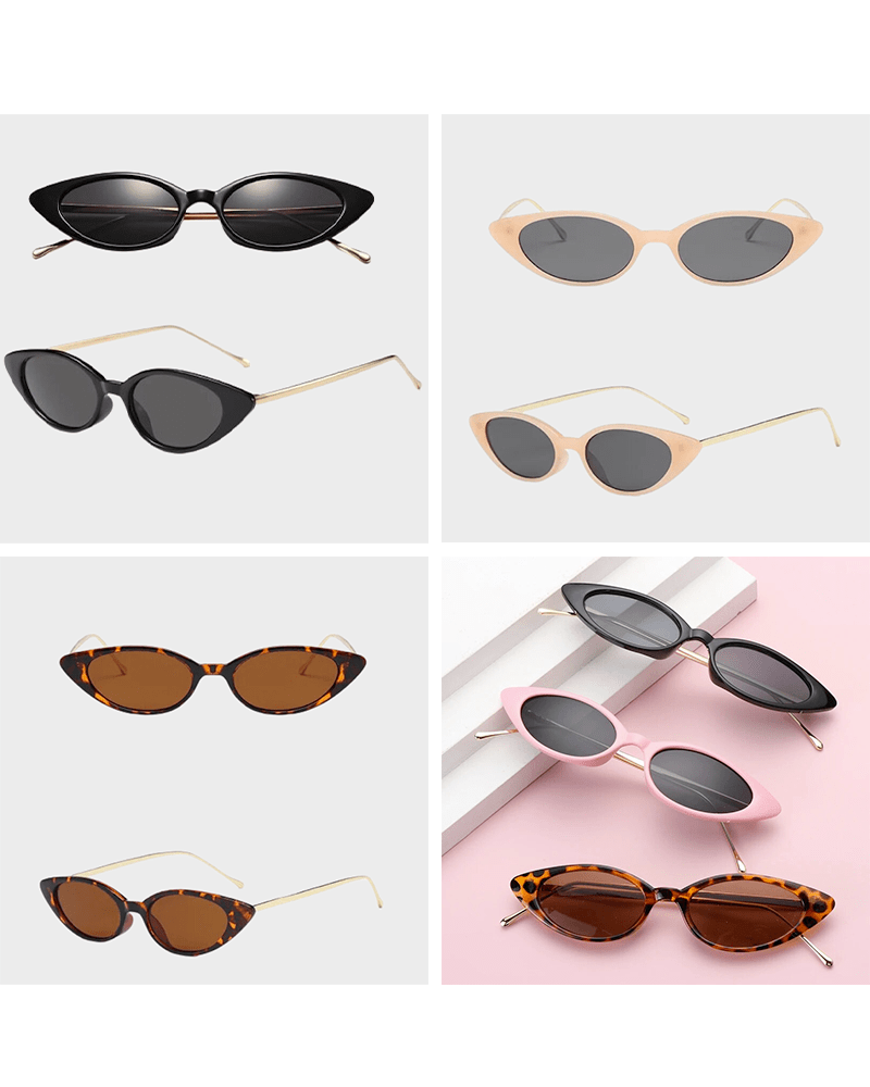Lunettes de soleil motif léopard Lesly avec protection UV400 - Variété de couleurs - Boutique Izamel.