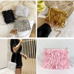Sac à bandoulière à paillettes Mandy, un choix varié de couleurs pour un style éclatant.