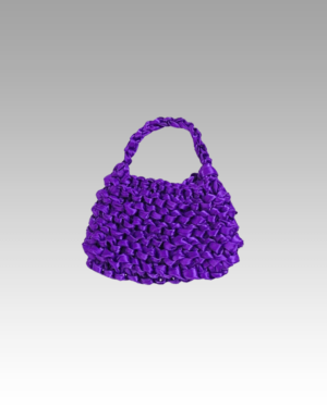 Mia-sac-à-main-violet-tricoté-satiné-femme-boutique-izamel Sac à main Mia tricoté satiné violet femme boutique Izamel