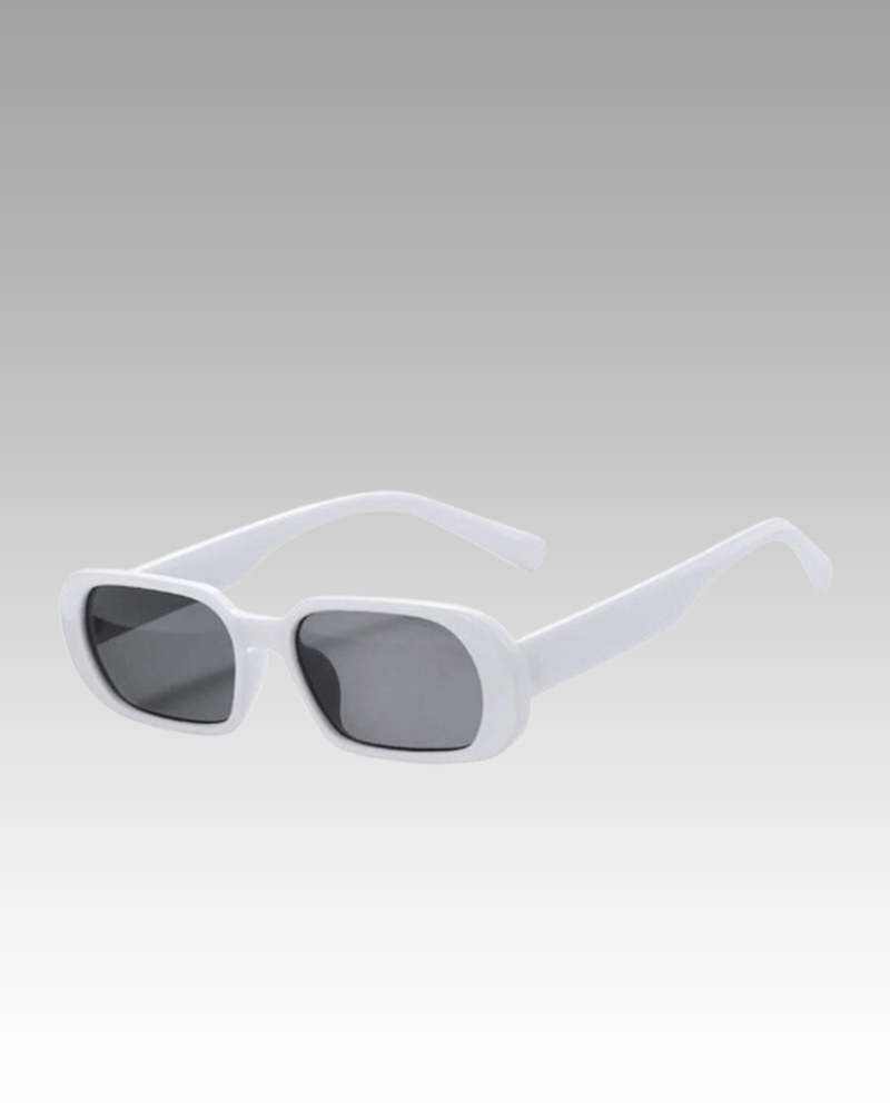 Lunettes de soleil 'Noémie' blanc pour femme, avec protection UV400, en vente chez Izamel.