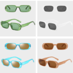 Collection de lunettes de soleil 'Noémie' branchées dans différentes couleurs, avec protection UV400.
