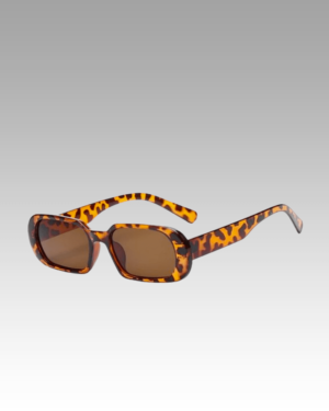Lunettes de soleil 'Noémie' motif léopard pour femme, avec protection UV400, en vente chez Izamel.