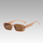 Lunettes de soleil 'Noémie' nude pour femme, avec protection UV400, en vente chez Izamel.