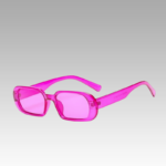 Lunettes de soleil Noémie rose pour femme, avec protection UV400, disponibles chez Izamel.