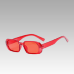 Lunettes de soleil 'Noémie' rouge pour femme, avec protection UV400, en vente chez Izamel.