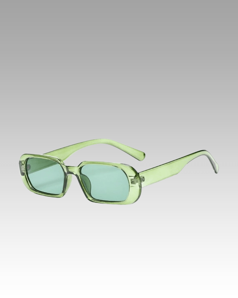 Lunettes de soleil 'Noémie' vert pour femme, avec protection UV400, en vente chez Izamel.