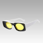 Lunettes de soleil Pretty noir rétro avec protection UV400 pour femme - Boutique Izamel.
