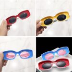 Lunettes de soleil Pretty rétro avec protection UV400 en plusieurs couleurs.