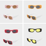 Collection de lunettes de soleil Pretty rétro avec protection UV400, disponibles dans diverses couleurs.