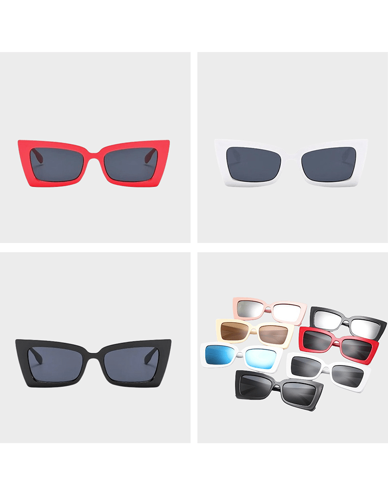 Collection de lunettes de soleil Stella chic avec protection UV400, dans plusieurs couleurs, chez Izamel.