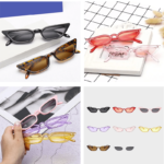 Lunettes de soleil Valentina au style rétro, disponibles dans plusieurs couleurs et offrant une protection UV400.