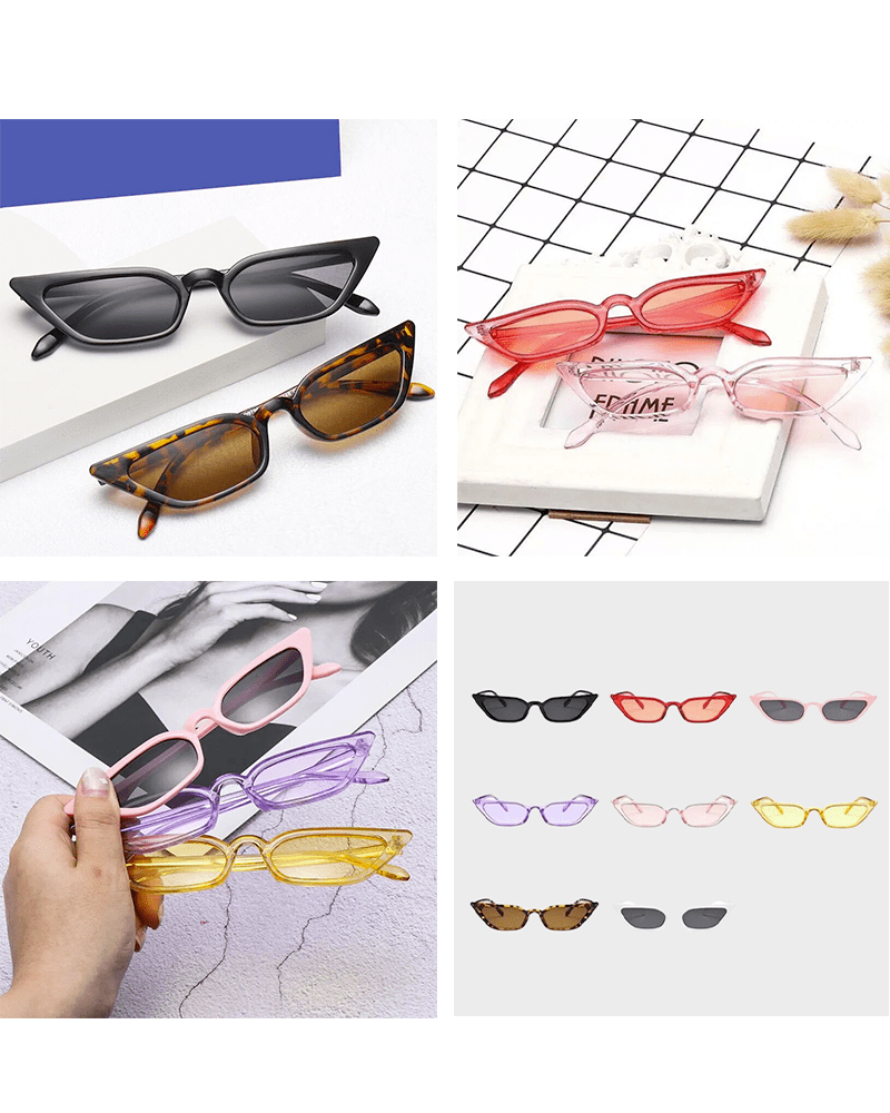 Lunettes de soleil Valentina au style rétro, disponibles dans plusieurs couleurs et offrant une protection UV400.