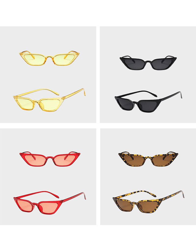 Lunettes de soleil Valentina au style rétro, disponibles dans plusieurs couleurs et offrant une protection UV400.