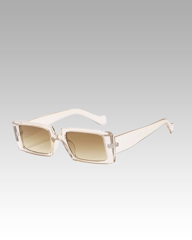 Lunettes de soleil Célia champagne, accessoire branché pour femme avec protection UV400, chez Izamel.