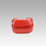 Sac à main Emy en similicuir rouge pour femmes, disponible chez Boutique Izamel.