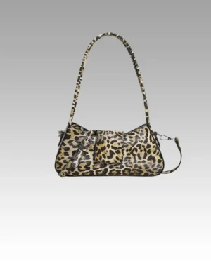 Sac à main Iris avec motif léopard pour femmes, disponible chez Boutique Izamel.